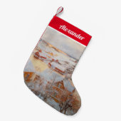 Albert Edelfelt - December - dag Kleine Kerstsok (Voorkant (Hangend))