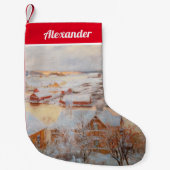 Albert Edelfelt - December - dag Kleine Kerstsok (Voorkant)