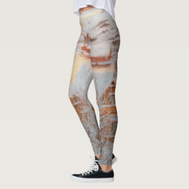 Albert Edelfelt - December - dag Leggings