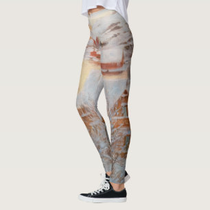 Albert Edelfelt - December - dag Leggings