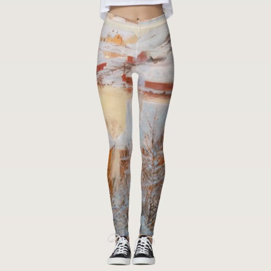 Albert Edelfelt - December - dag Leggings (Voorkant)