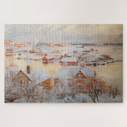 Albert Edelfelt - December - dag Legpuzzel (Horizontaal)