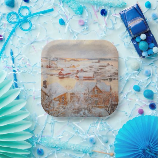 Albert Edelfelt - December - dag Papieren Bordje (Feest)