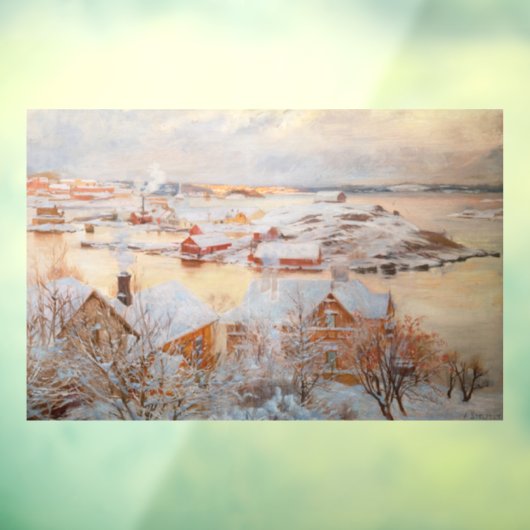 Albert Edelfelt - December - dag Raamsticker (Vel 3)