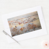 Albert Edelfelt - December - dag Rechthoekige Sticker (Envelop)