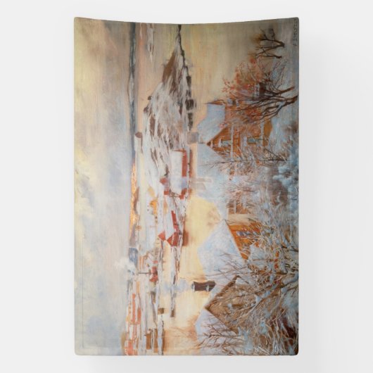 Albert Edelfelt - December - dag Spandoek (Verticaal)