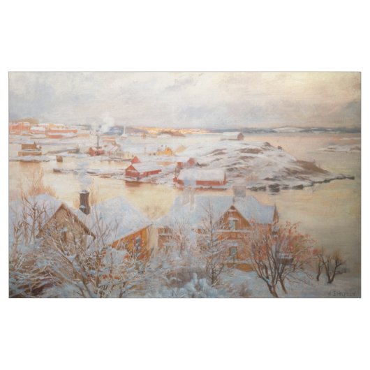 Albert Edelfelt - December - dag Stof (Yard (91,4 cm))
