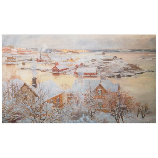 Albert Edelfelt - December - dag Tafelkleed (Voorkant (Horizontaal))