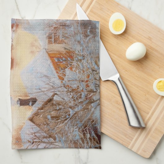 Albert Edelfelt - December - dag Theedoek (Quarter Fold)