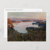 Albert Edelfelt - Gezicht op Haikko Briefkaart (Voorkant / Achterkant)