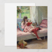 Albert Edelfelt - Goede vrienden Bedankkaart (Voorkant / Achterkant)