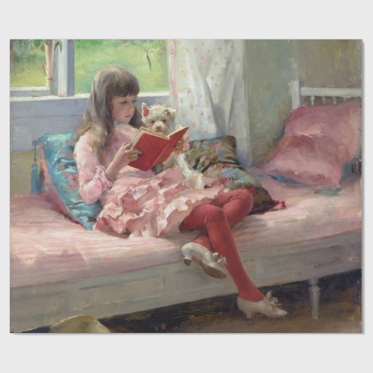 Albert Edelfelt - Goede vrienden Cadeaupapier (Vlak)