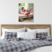 Albert Edelfelt - Goede Vrienden Canvas Afdruk (Insitu (Slaapkamer))