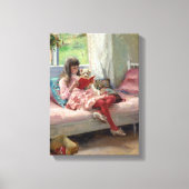 Albert Edelfelt - Goede vrienden Canvas Afdruk (Voorkant)