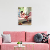 Albert Edelfelt - Goede vrienden Canvas Afdruk (Insitu (Woonkamer))