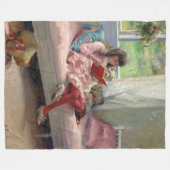 Albert Edelfelt - Goede vrienden Fleece Deken (Voorkant (Horizontaal))