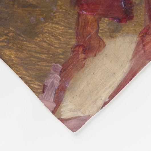 Albert Edelfelt - Goede vrienden Fleece Deken (Hoek)