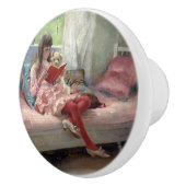 Albert Edelfelt - Goede vrienden Keramische Knop (Rechts)