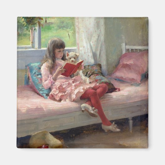 Albert Edelfelt - Goede vrienden Magneet (Voorkant)