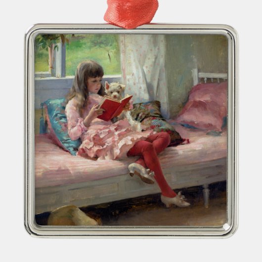 Albert Edelfelt - Goede vrienden Metalen Ornament (Voorkant)