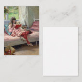 Albert Edelfelt - Goede vrienden Notitiekaartje (Voorkant / Achterkant)