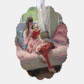 Albert Edelfelt - Goede vrienden Ornament Kaart (Links)