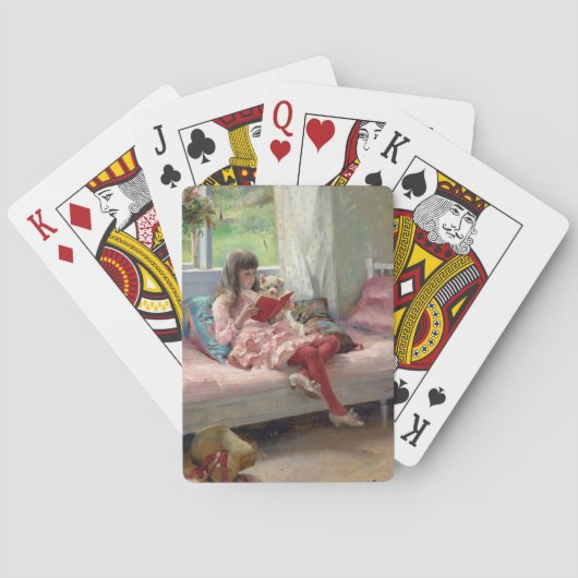 Albert Edelfelt - Goede vrienden Pokerkaarten (Achterkant)