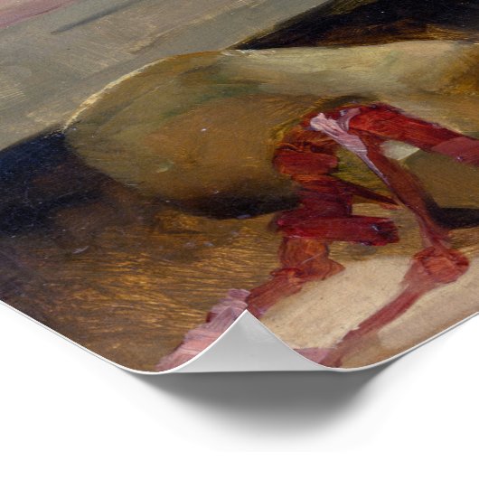 Albert Edelfelt - Goede vrienden Poster (Hoek)