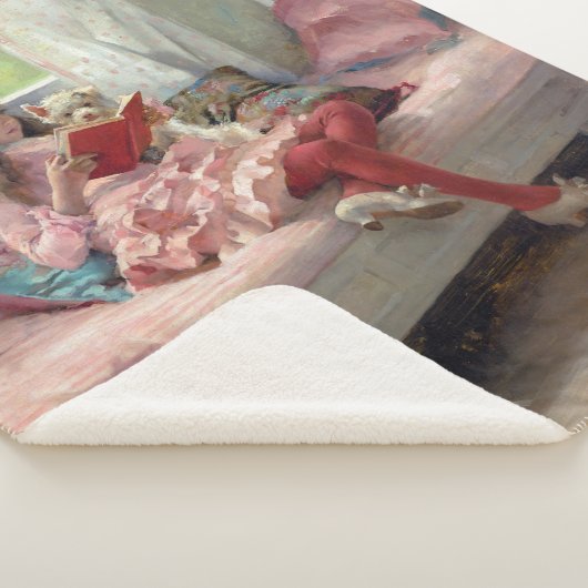 Albert Edelfelt - Goede vrienden Sherpa Deken (3/4)