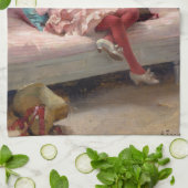 Albert Edelfelt - Goede vrienden Theedoek (Gevouwen)