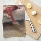 Albert Edelfelt - Goede vrienden Theedoek (Quarter Fold)