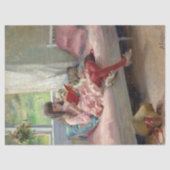 Albert Edelfelt - Goede vrienden Tissuepapier (Voorkant)