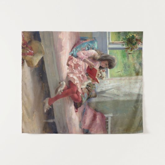 Albert Edelfelt - Goede vrienden Wandkleed (Voorkant (horizontaal))