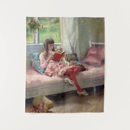 Albert Edelfelt - Goede vrienden Wandkleed (Voorkant)