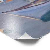 Albert Edelfelt - Harbour in Helsinki Foto Afdruk (Hoek)