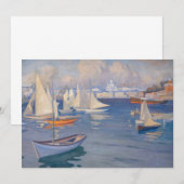 Albert Edelfelt - Harbour in Helsinki Kaart (Voorkant / Achterkant)