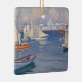 Albert Edelfelt - Harbour in Helsinki Keramisch Ornament (Rechts)
