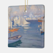 Albert Edelfelt - Harbour in Helsinki Keramisch Ornament (Links)