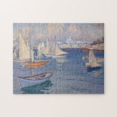 Albert Edelfelt - Harbour in Helsinki Legpuzzel (Horizontaal)