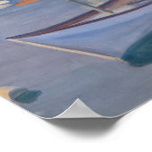 Albert Edelfelt - Harbour in Helsinki Poster (Hoek)