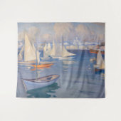 Albert Edelfelt - Harbour in Helsinki Wandkleed (Voorkant (horizontaal))