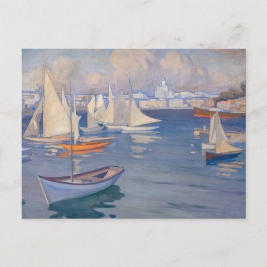 Albert Edelfelt - Harbour in het Briefkaart van He (Voorkant)