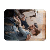 Albert Edelfelt - Het spelen van de Piano Magneet (Horizontaal)