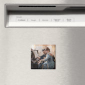 Albert Edelfelt - Het spelen van de Piano Magneet (Insitu (Vaatwasser))