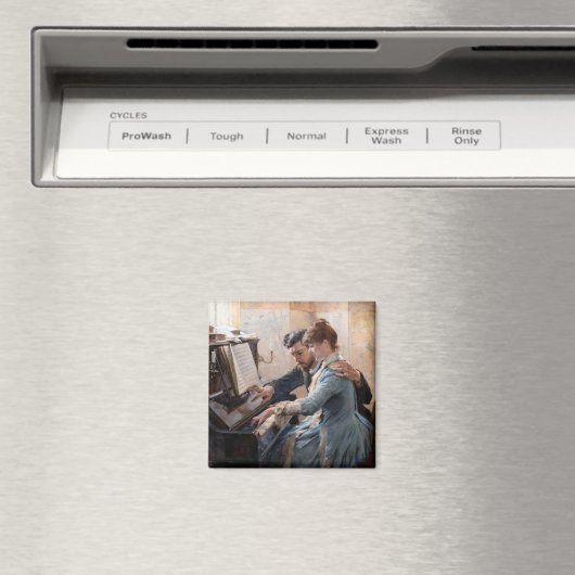 Albert Edelfelt - Het spelen van de Piano Magneet (Insitu (Vaatwasser))