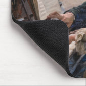 Albert Edelfelt - Het spelen van de Piano Muismat (Hoek)