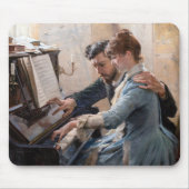 Albert Edelfelt - Het spelen van de Piano Muismat (Voorkant)