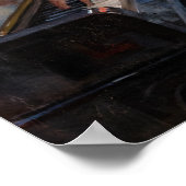 Albert Edelfelt - Het spelen van de Piano Poster (Hoek)