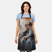 Albert Edelfelt - Het spelen van de Piano Schort (Gedragen)