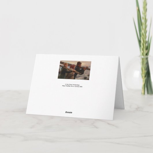 Albert Edelfelt - In de Outer Archipel Kaart (Achterkant)